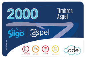 Aspel - Timbres Aspel: Folios digitales online´- 2,000 timbres aspel CFDI